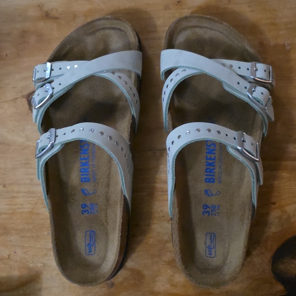 Birkenstock Franca Injected Rivets Sandals - Size 39 - Matcha - Picture 8 of 8